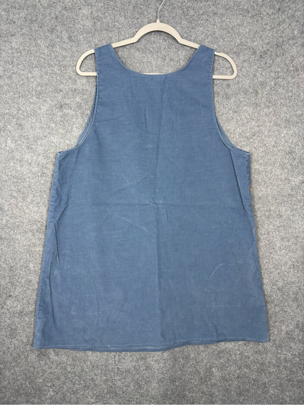 Urban Renewal L Blue Corduroy Vintage Fabric Mini Dress - Picture 7 of 7